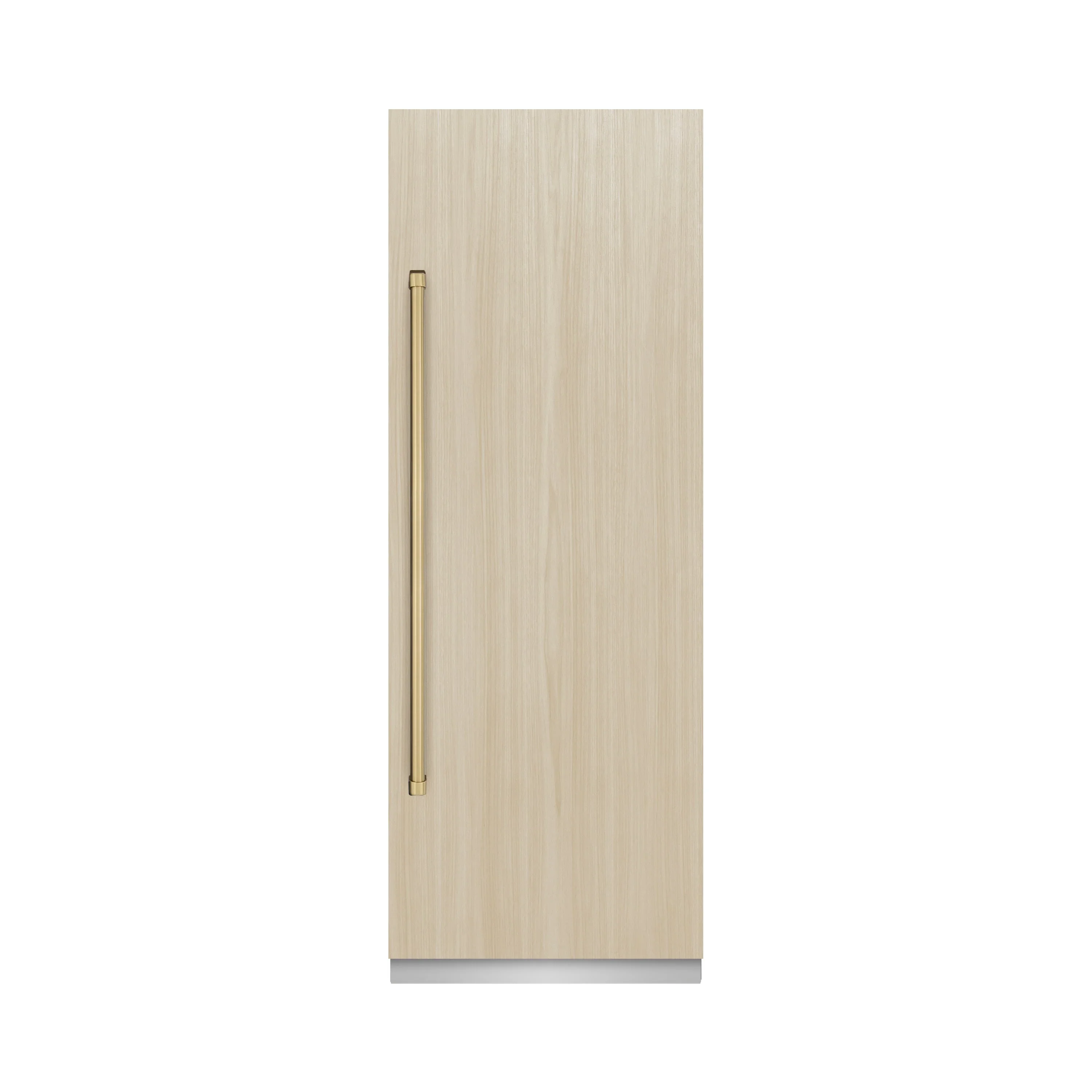 ZLINE Autograph Edition 24-Inch 12.5 Cu. Ft. Panel Ready Column Refrigerator with Graphite Gray Interior and Champagne Bronze Accents (RBCRVZ-24-CB) - Image 3
