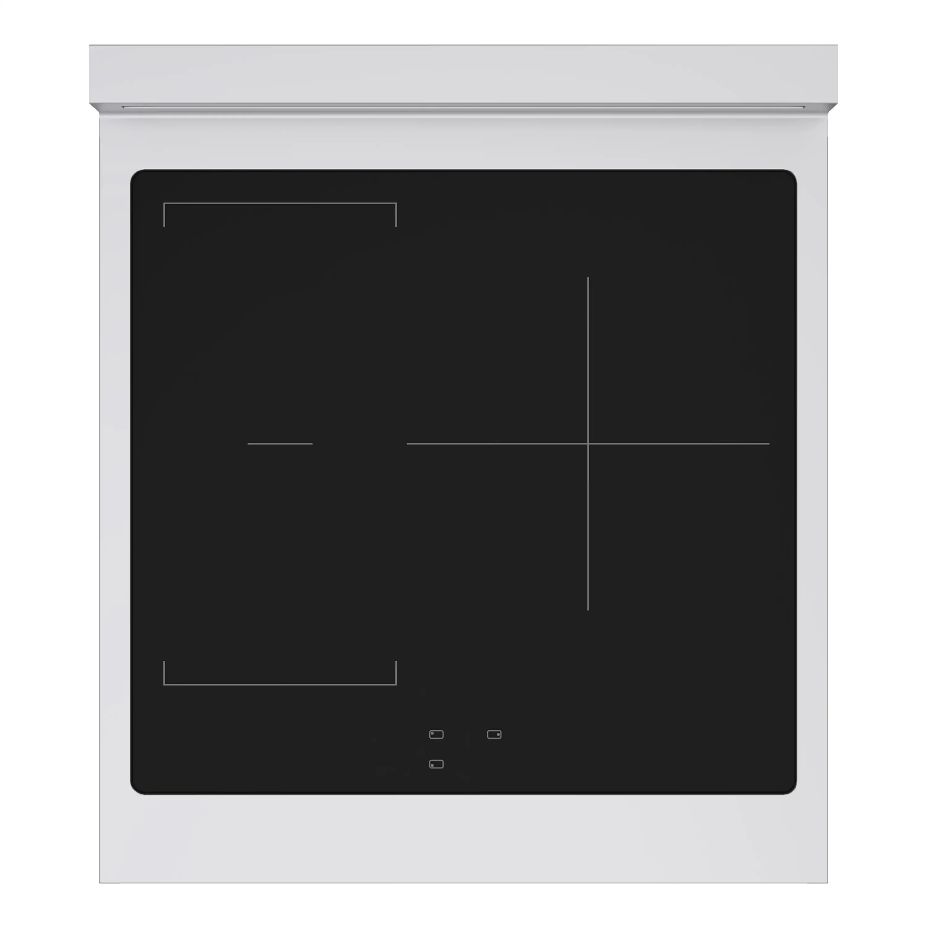 ZLINE Autograph Edition 24-Inch 3.2 Cu. Ft. Paramount Induction Range with 3 Element Cooktop and Electric Convection Oven in Stainless Steel with Champagne Bronze Accents (SINRZ-24-CB) - Image 3