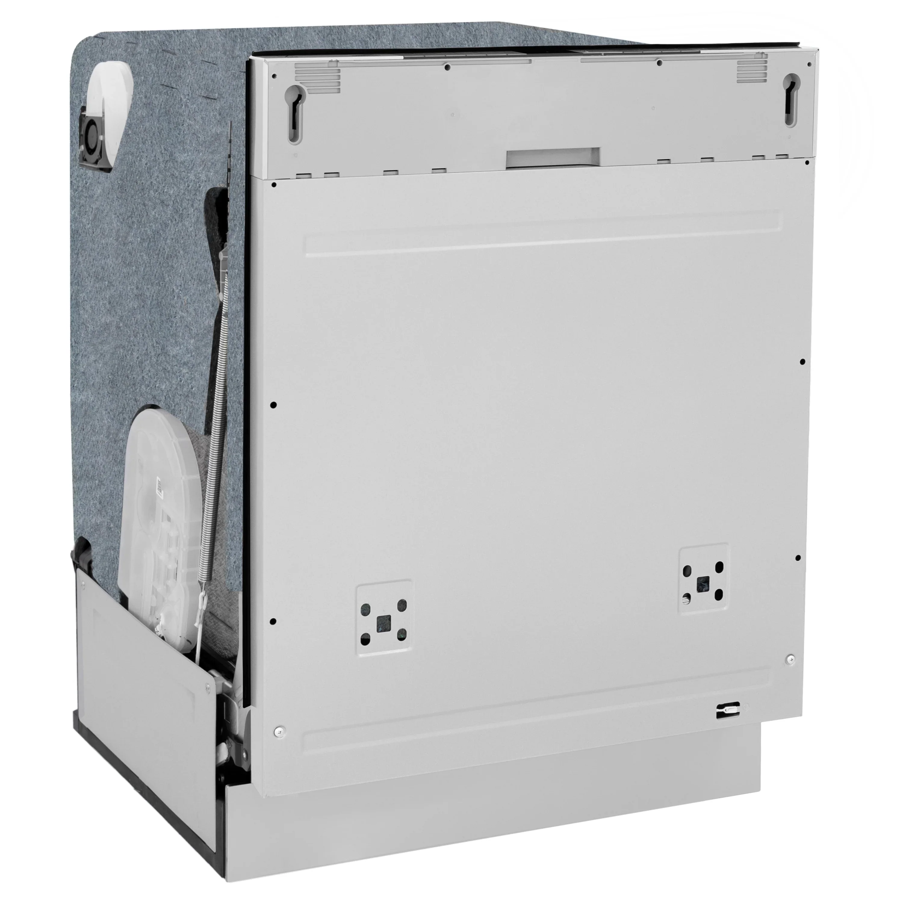 ZLINE Autograph Edition 24-Inch Monument Series 3rd Rack Top Touch Control Tall Tub Dishwasher in Custom Panel Ready with Gold Handle (DWMTZ-24-G) - Image 4