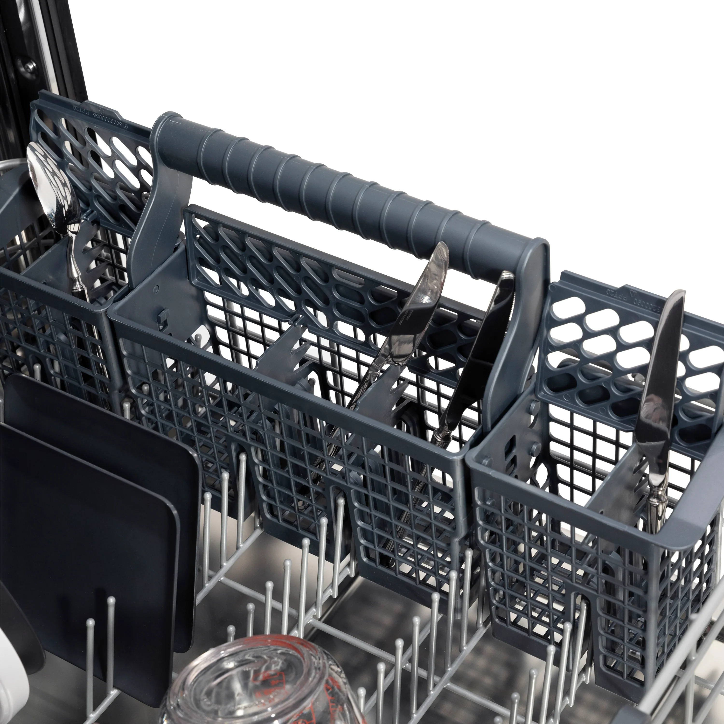 ZLINE Autograph Edition 24-Inch Monument Series 3rd Rack Top Touch Control Tall Tub Dishwasher in Custom Panel Ready with Matte Black Handle (DWMTZ-24-MB) - Image 12