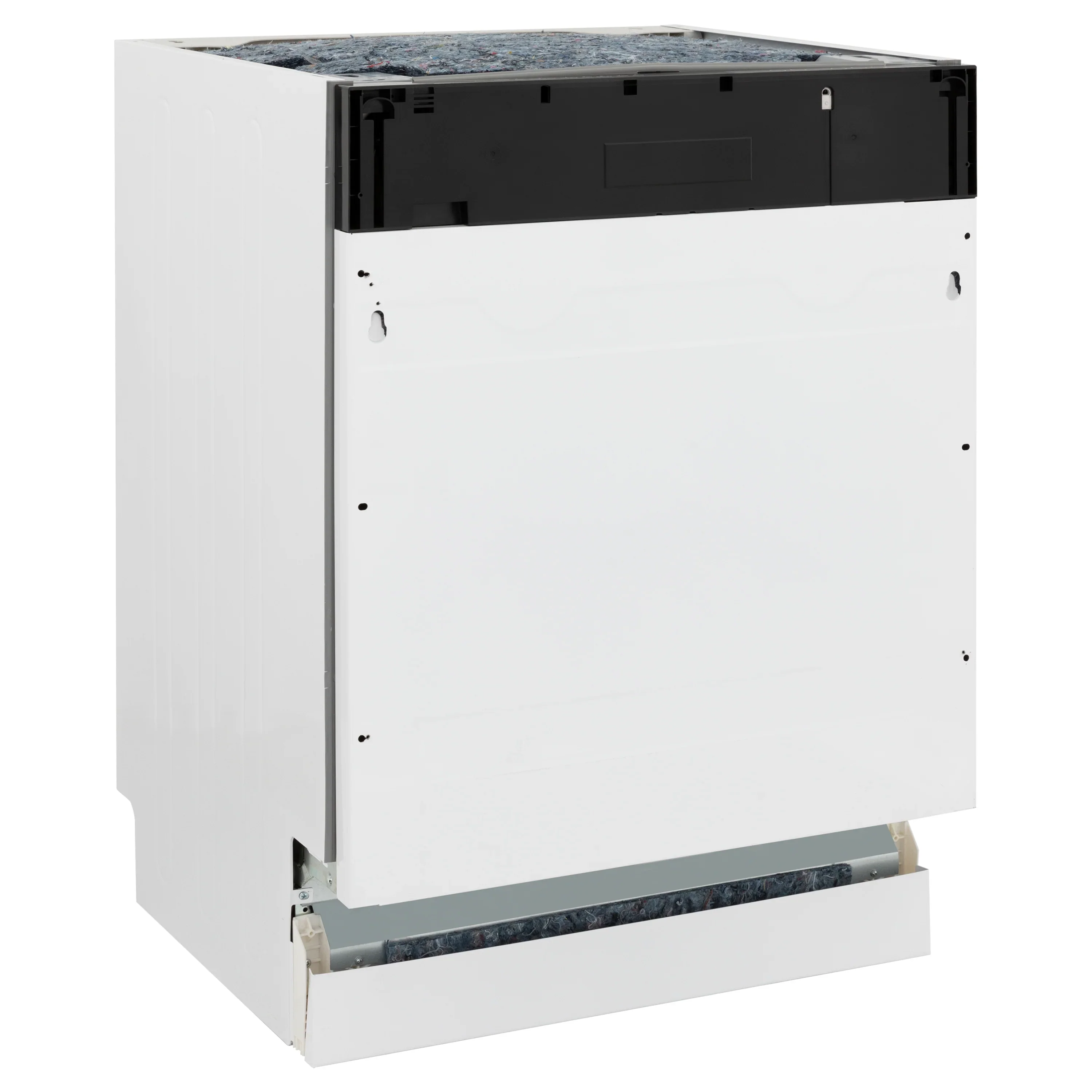 ZLINE Autograph Edition 24-Inch Tallac Series 3rd Rack Top Control Built-In Tall Tub Dishwasher in Custom Panel Ready with Champagne Bronze Handle (DWVZ-24-CB) - Image 6