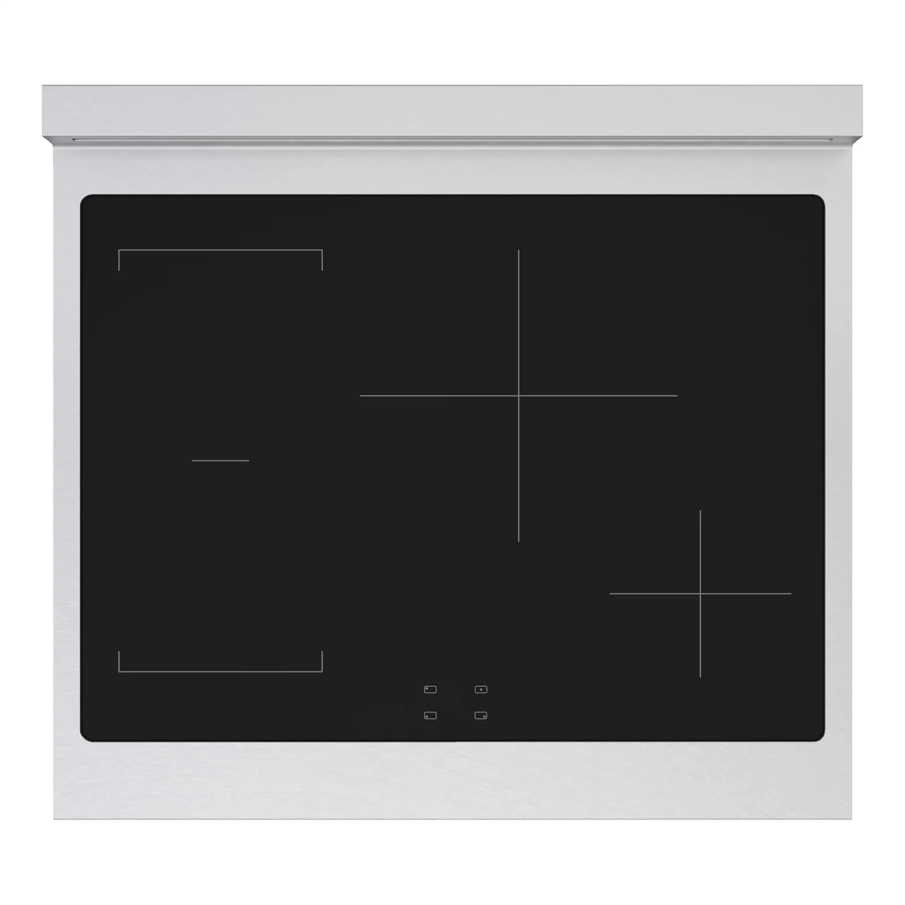 ZLINE Autograph Edition 30-Inch 4.2 Cu. Ft. Paramount Induction Range with 4 Element Cooktop and Electric Convection Oven in Satin Stainless Steel with Matte Black Accents (SINRSZ-30-MB) - Image 2