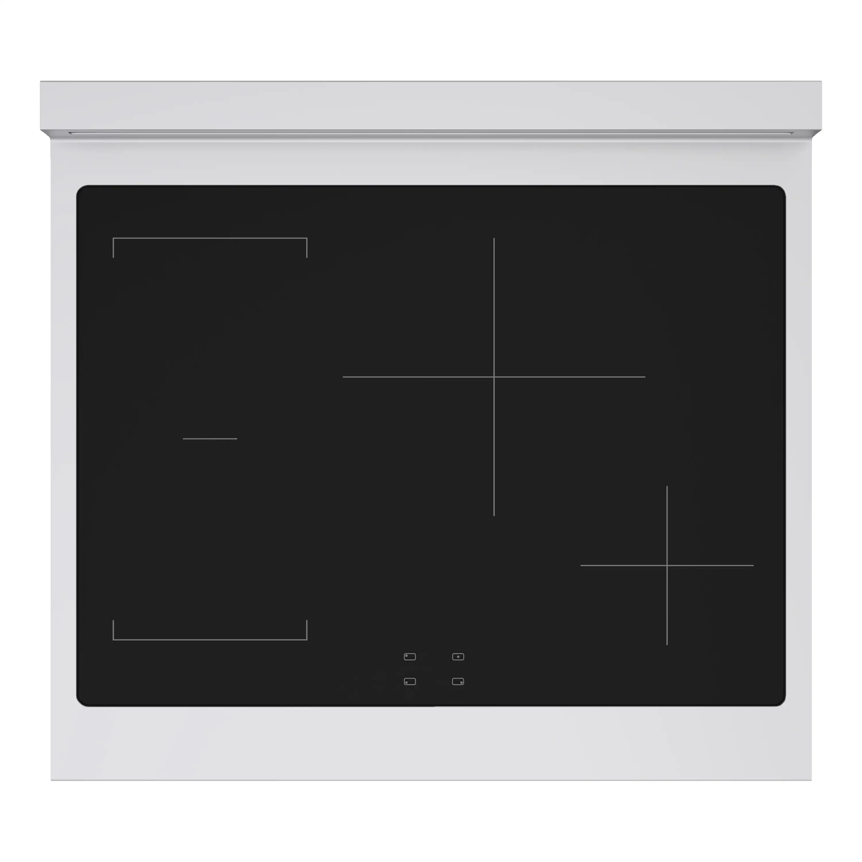 ZLINE Autograph Edition 30-Inch 4.2 Cu. Ft. Paramount Induction Range with 4 Element Cooktop and Electric Convection Oven in Stainless Steel with White Matte Door and Matte Black Accents (SINRZ-WM-30-MB) - Image 4