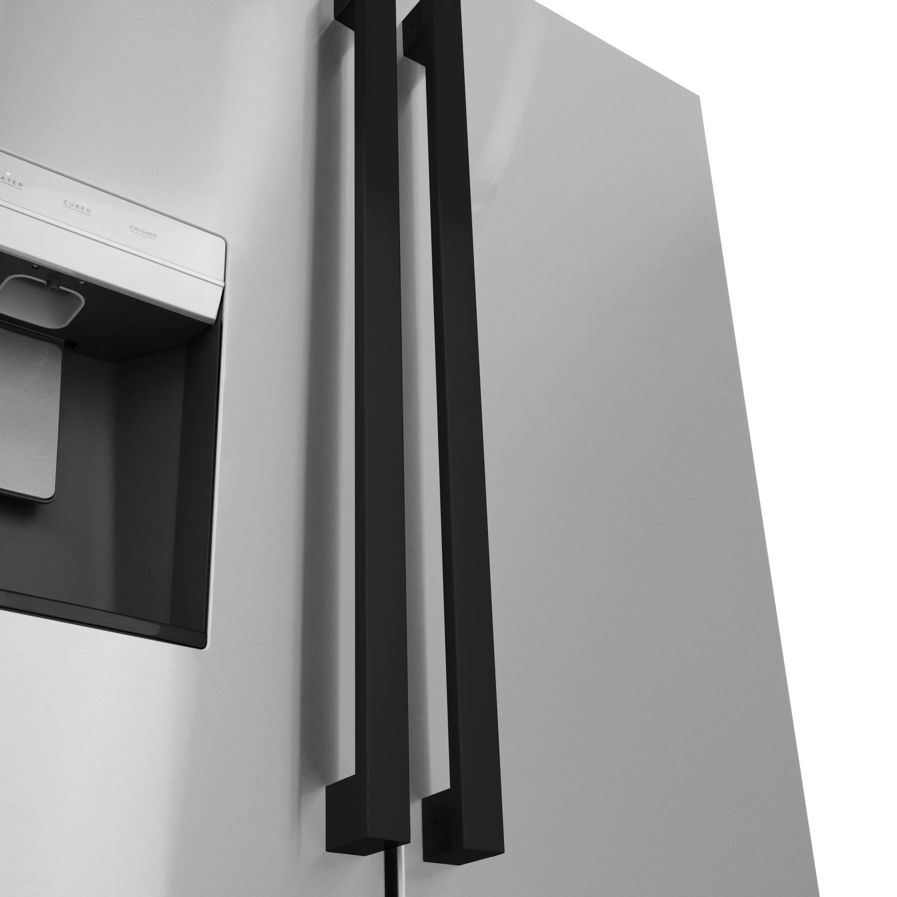 ZLINE Autograph Edition 36-Inch 28.9 cu. ft. Standard-Depth French Door External Water Dispenser Refrigerator with Dual Ice Maker in Fingerprint-Resistant Stainless Steel and Matte Black Modern Handles (RSMZ-W-36-FMB) - Image 10