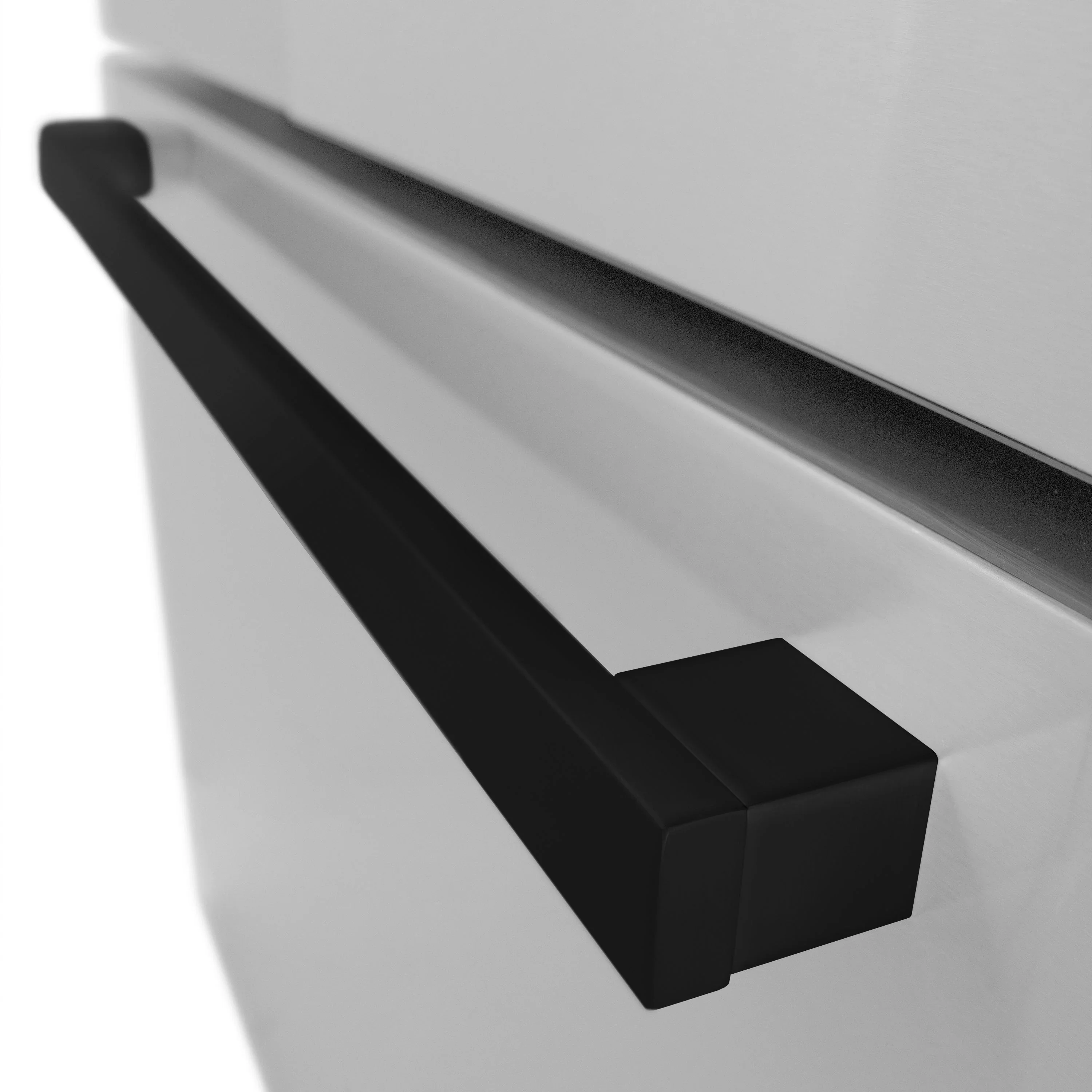 ZLINE Autograph Edition 36-Inch 28.9 cu. ft. Standard-Depth French Door External Water Dispenser Refrigerator with Dual Ice Maker in Fingerprint-Resistant Stainless Steel and Matte Black Modern Handles (RSMZ-W-36-FMB) - Image 12