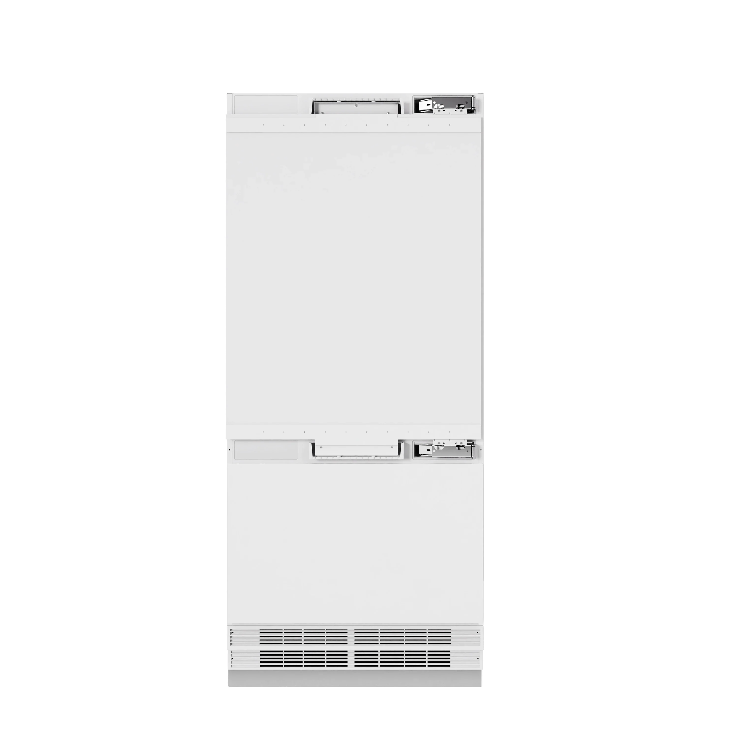 ZLINE Autograph Edition 36-Inch 19.8 Cu. Ft. Built-In Bottom Freezer Refrigerator with Water Dispenser and Ice Maker in Panel Ready with Champagne Bronze Accents (RBITZ-36-CB) - Image 5