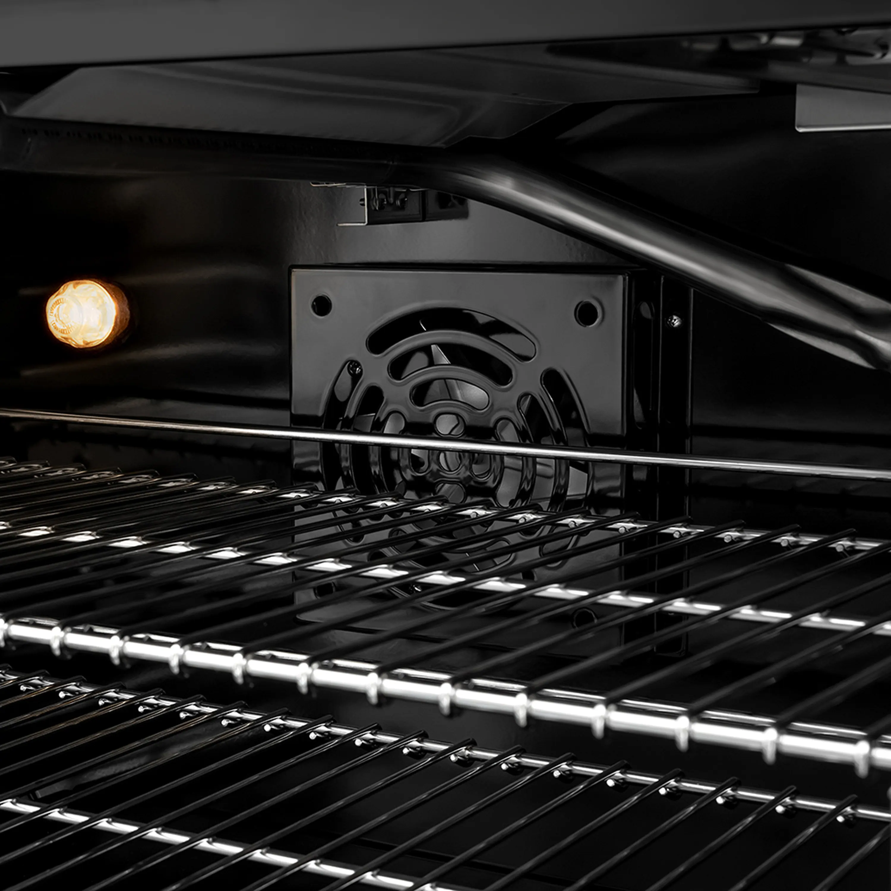 ZLINE Autograph Edition 36-Inch 5.2 cu. ft. Paramount Gas Range with 6 Burner DuoPro™ Cooktop and Convection Gas Oven in Black Stainless Steel and Champagne Bronze Accents (PSGRBZ-36-CB) - Image 6