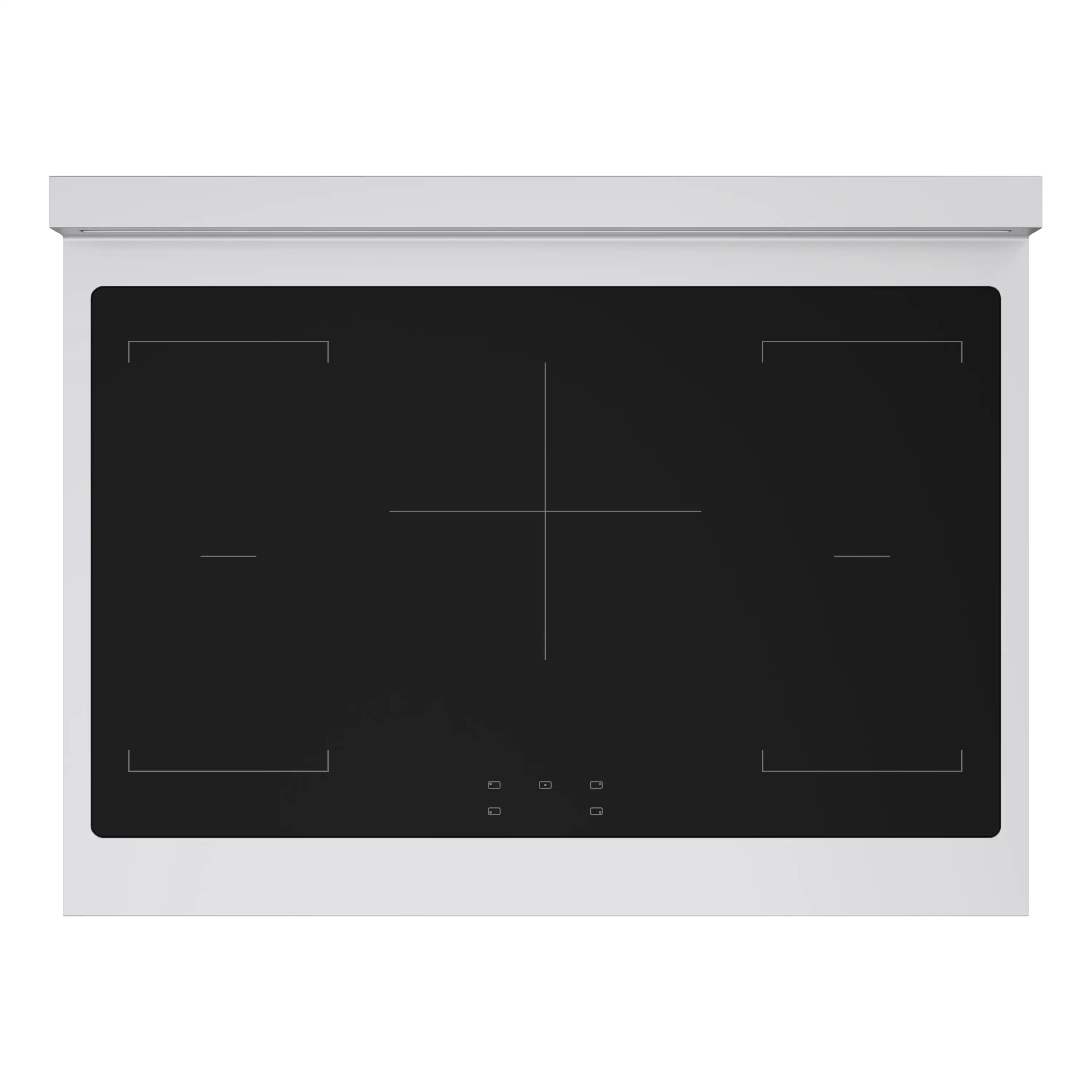 ZLINE Autograph Edition 36-Inch 5.2 Cu. Ft. Paramount Induction Range with 5 Element Cooktop and Electric Convection Oven in Stainless Steel with Champagne Bronze Helix Handle and Knob Accents (SINRZ-36-KCB) - Image 4