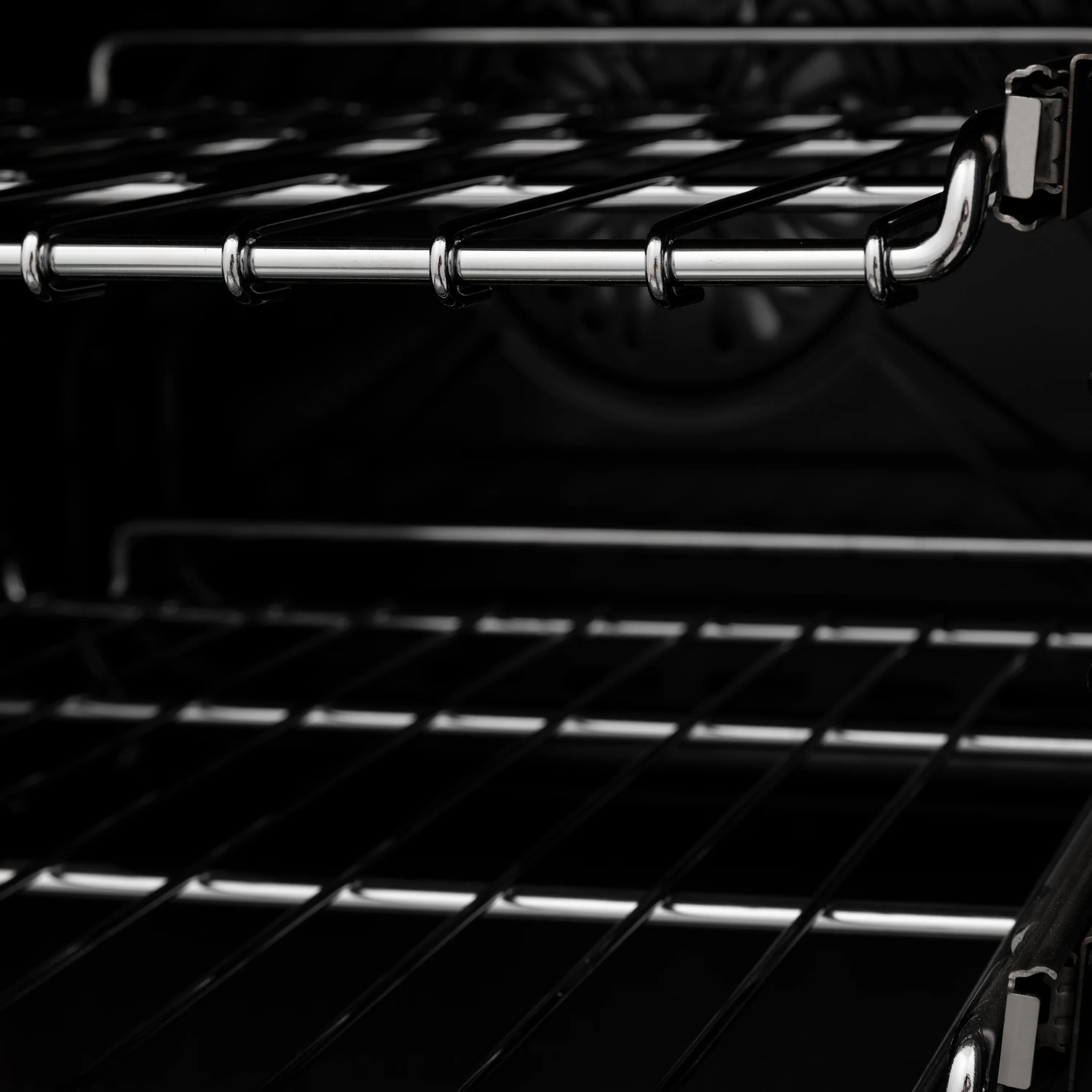 ZLINE Legacy Series Autograph Edition 48-inch Dual Fuel Range with Gas Stove and 6.0 Cu. Ft. Electric Oven in Fingerprint Resistant DuraSnow® Stainless Steel with Black Matte Door and Polished Gold Accents (RASZ-BLM-48-G) - Image 10