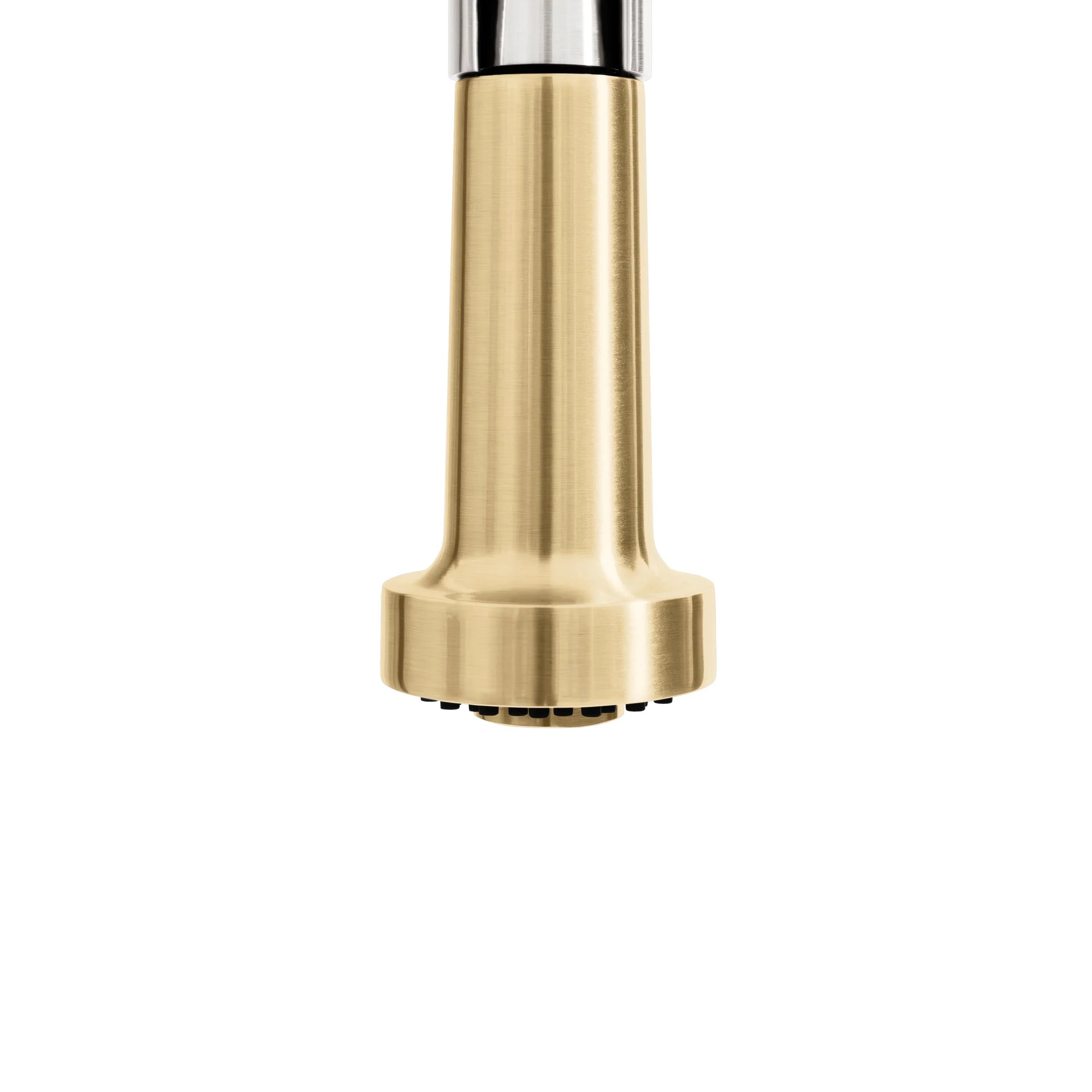 ZLINE Autograph Edition Apollo Pull Down Spring Single Handle Kitchen Faucet in Brushed Nickel and Champagne Bronze (APL-KF-ZBNCB) - Image 9