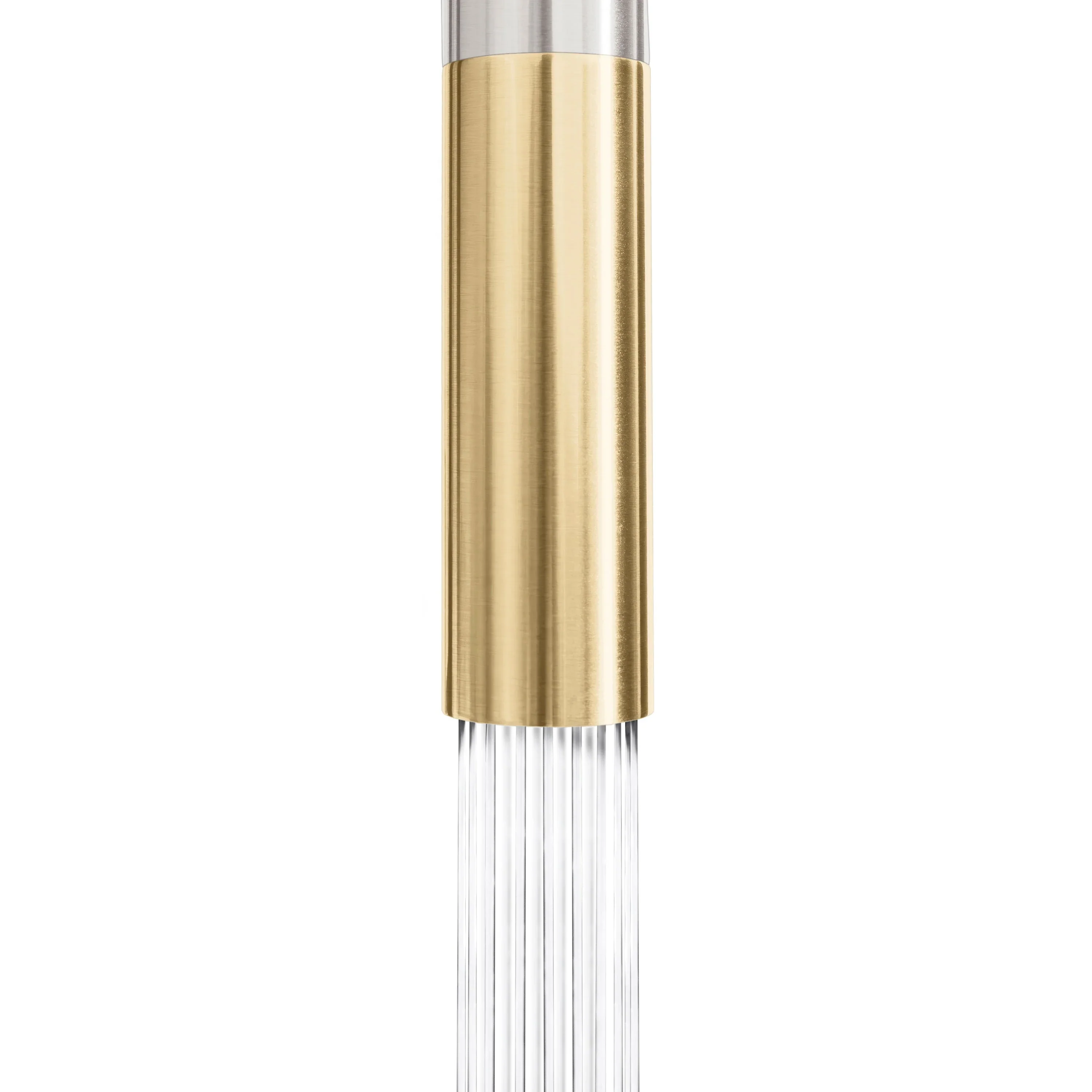 ZLINE Autograph Edition Gemini Pull Down Single Handle Kitchen Faucet in Brushed Nickel and Champagne Bronze (GEM-KF-ZBNCB) - Image 7
