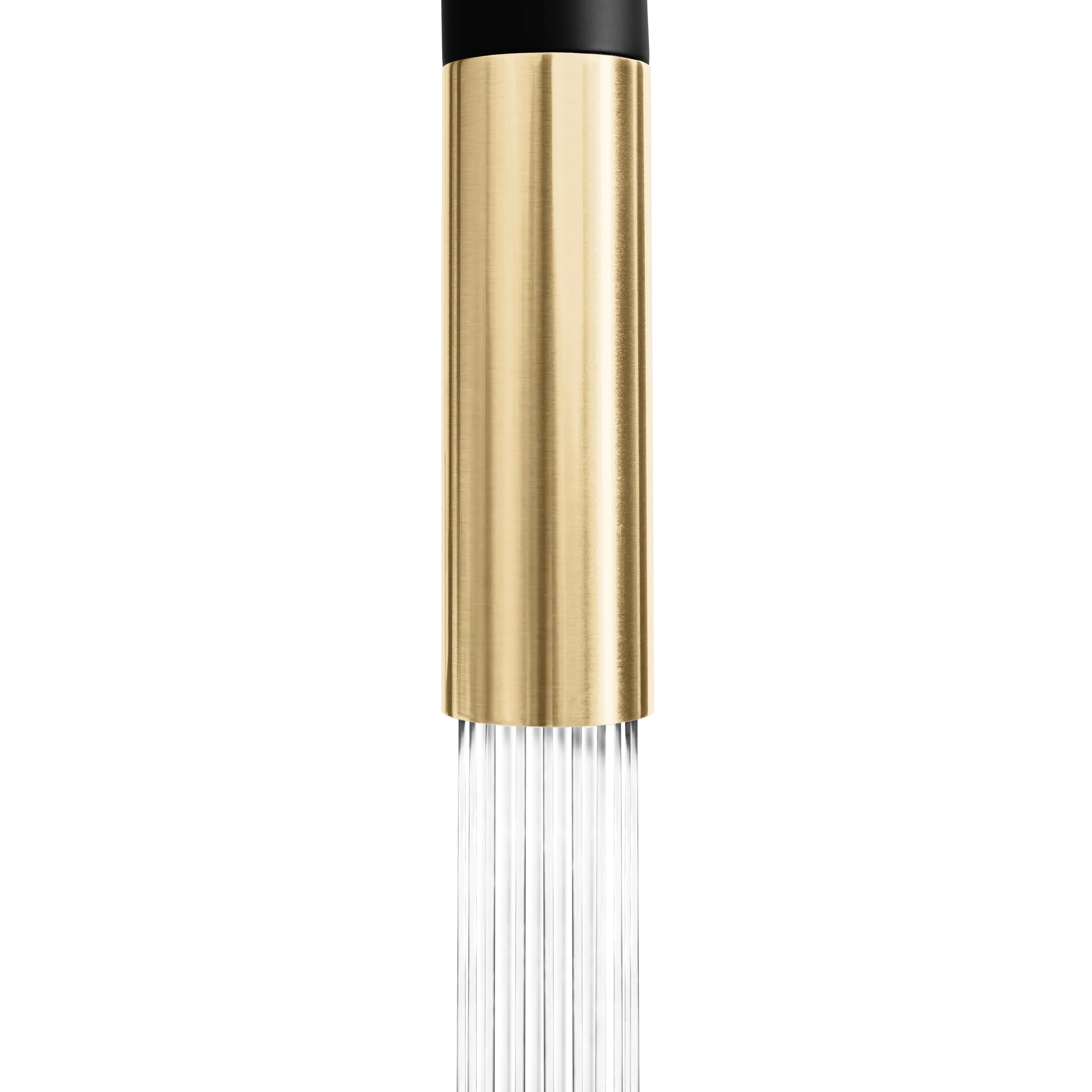 ZLINE Autograph Edition Gemini Pull Down Single Handle Kitchen Faucet in Matte Black and Champagne Bronze (GEM-KF-ZMBCB) - Image 7