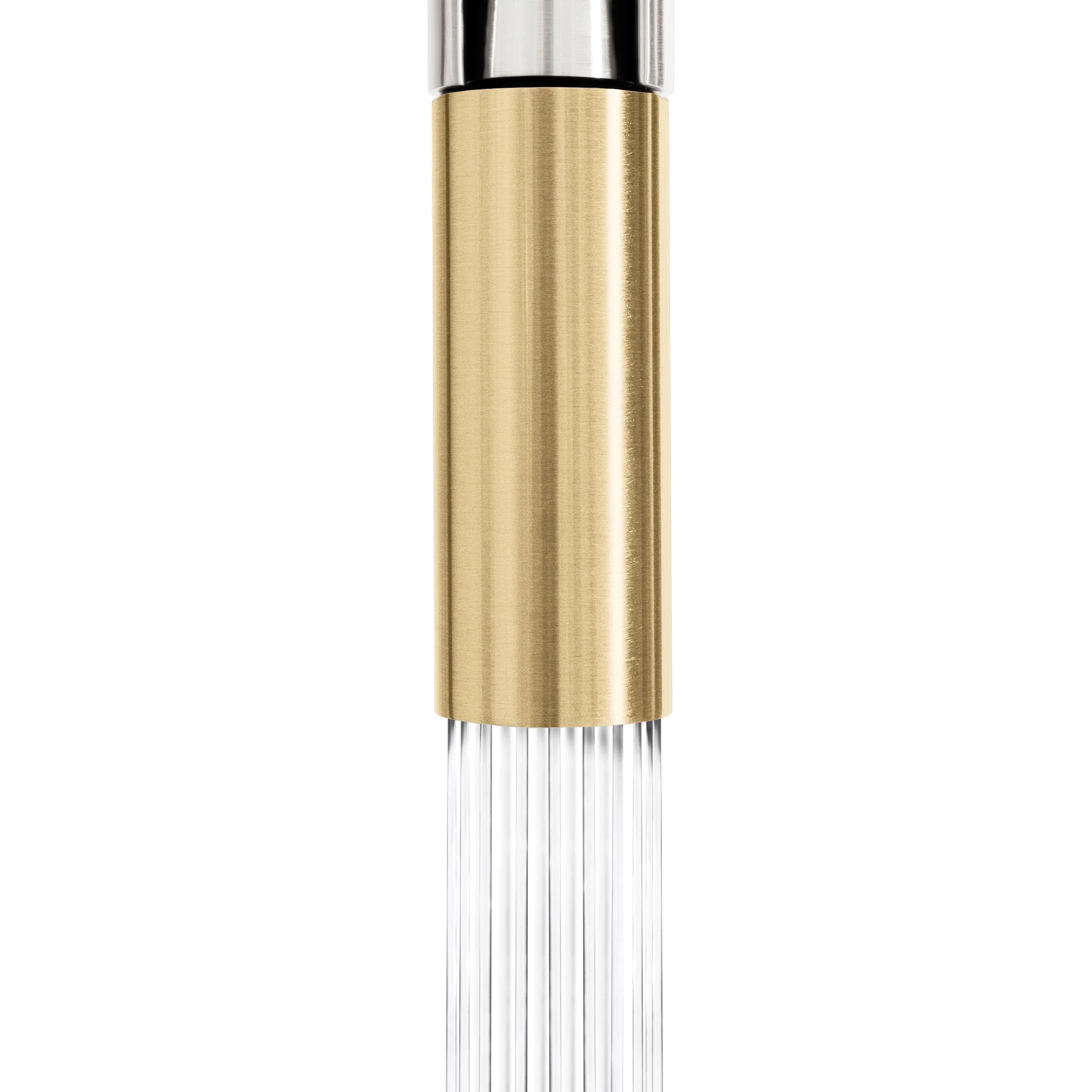 ZLINE Autograph Edition Sierra Pull Down Spring Single Handle Kitchen Faucet in Brushed Nickel and Champagne Bronze (SRA-KF-ZBNCB) - Image 7