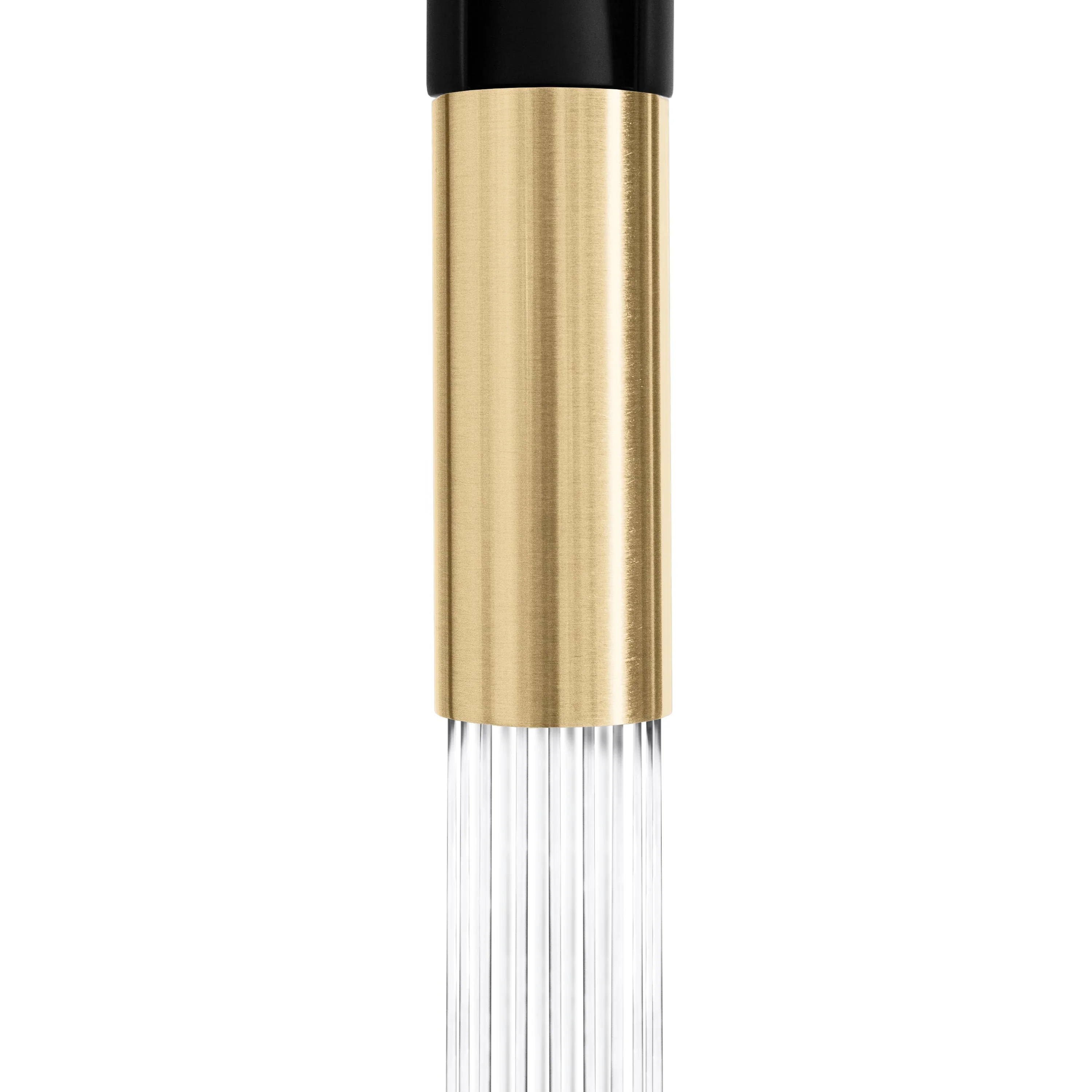 ZLINE Autograph Edition Sierra Pull Down Spring Single Handle Kitchen Faucet in Matte Black and Champagne Bronze (SRA-KF-ZMBCB) - Image 7