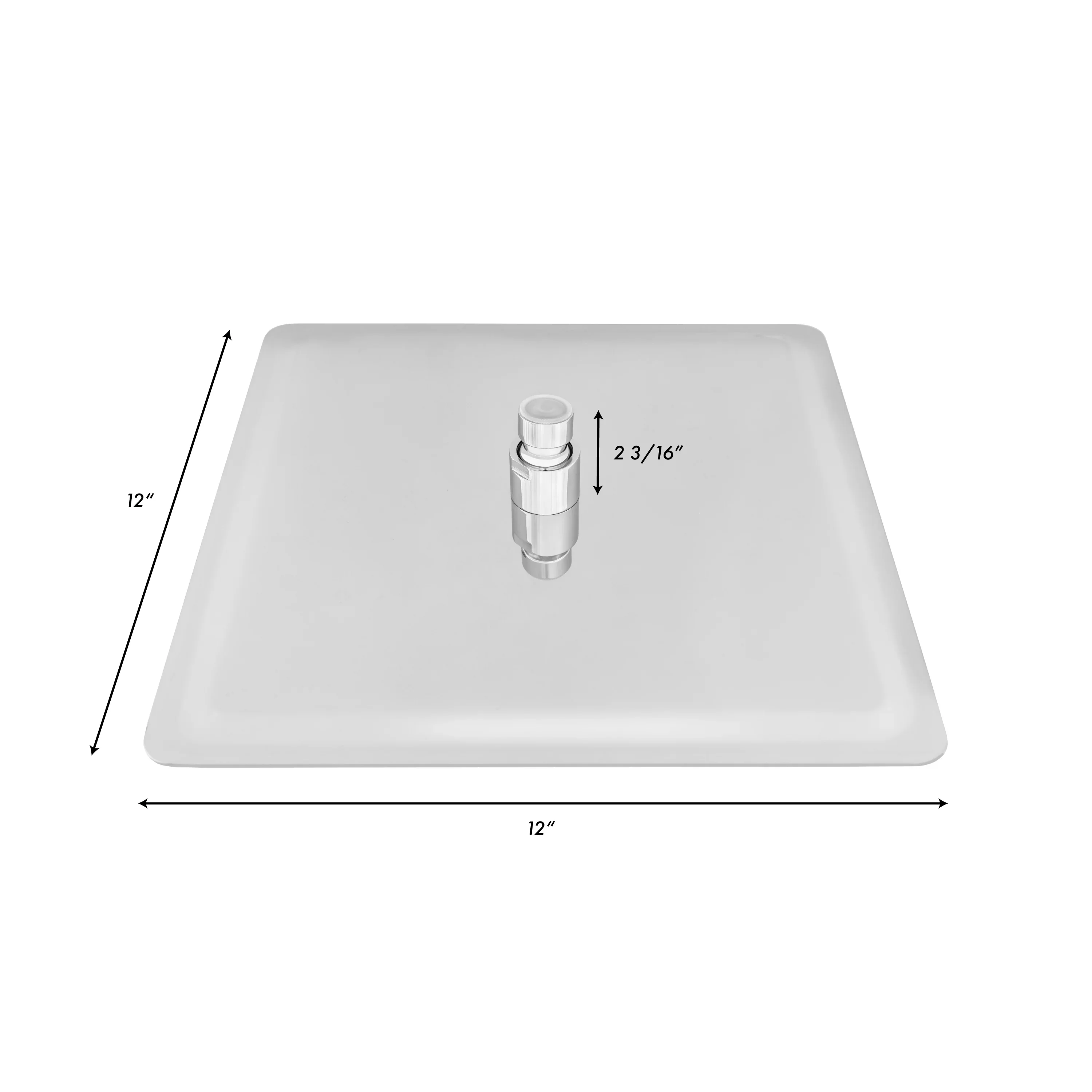 ZLINE Bliss 12-Inch Oversized Shower Head in Chrome (BLS-H12-CH) - Image 6