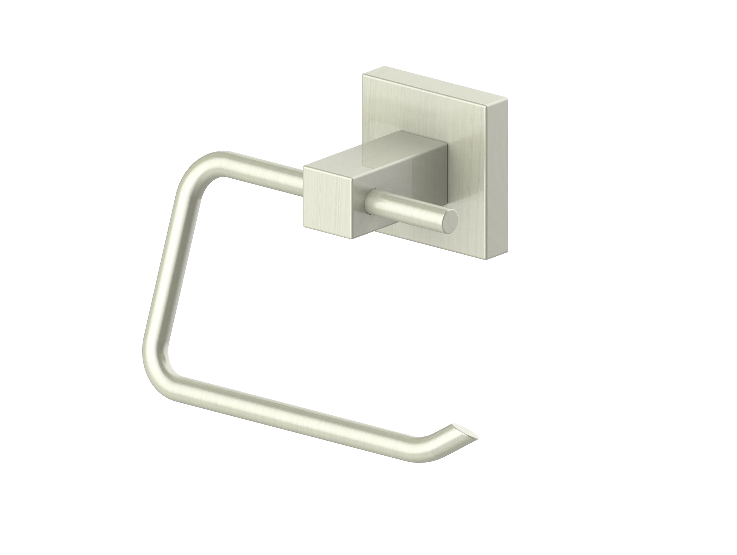 ZLINE Bliss Bathroom Accessories Package with Towel Rail, Hook, Ring and Toilet Paper Holder in Brushed Nickel (4BP-BLSACC-BN) - Image 8