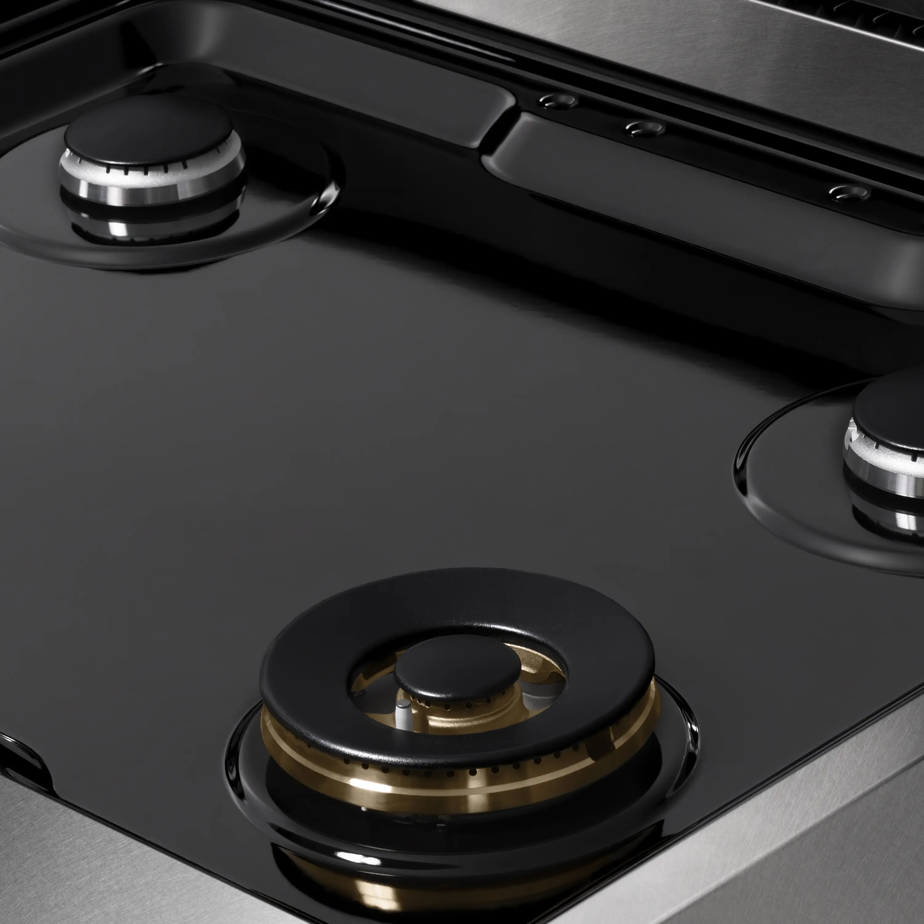 ZLINE Paramount 30-Inch Gas Rangetop with 4 Burners and Porcelain Cooktop in Satin Stainless Steel (SRTS-30) - Image 6