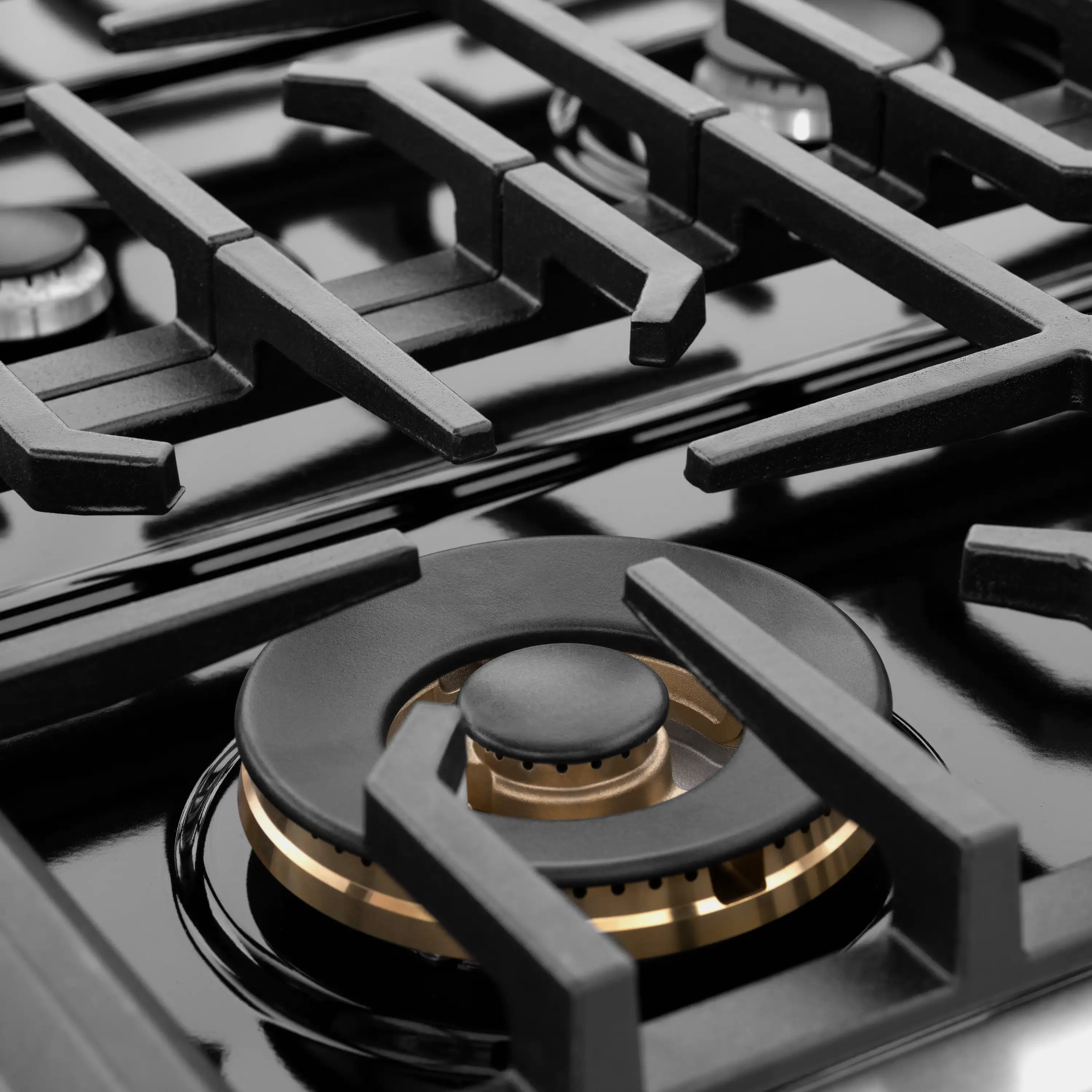 ZLINE Paramount 36-Inch Gas Rangetop with 6 Burners and Porcelain Cooktop in Satin Stainless Steel (SRTS-36) - Image 4