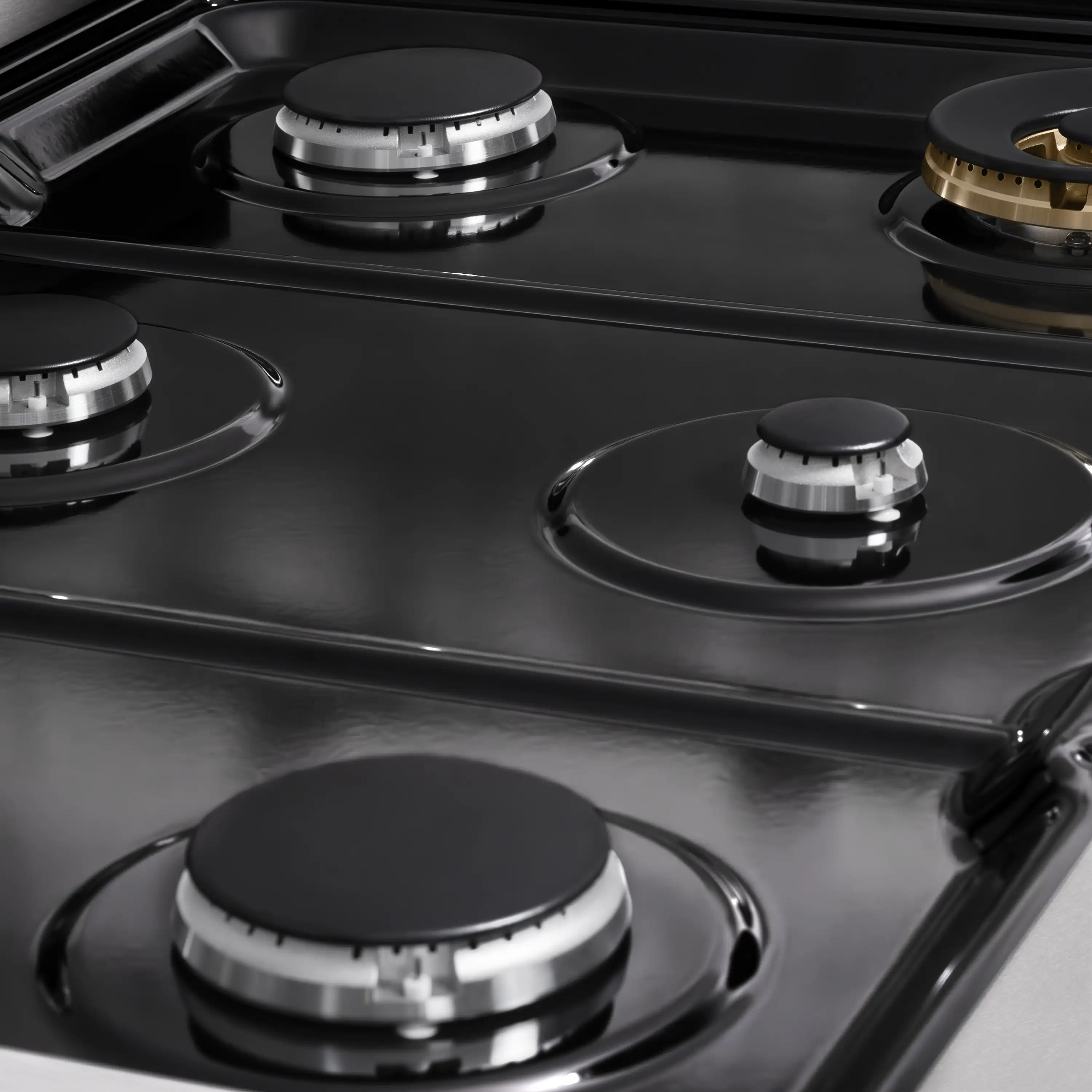 ZLINE Paramount 36-Inch Gas Rangetop with 6 Burners and Porcelain Cooktop in Satin Stainless Steel (SRTS-36) - Image 5