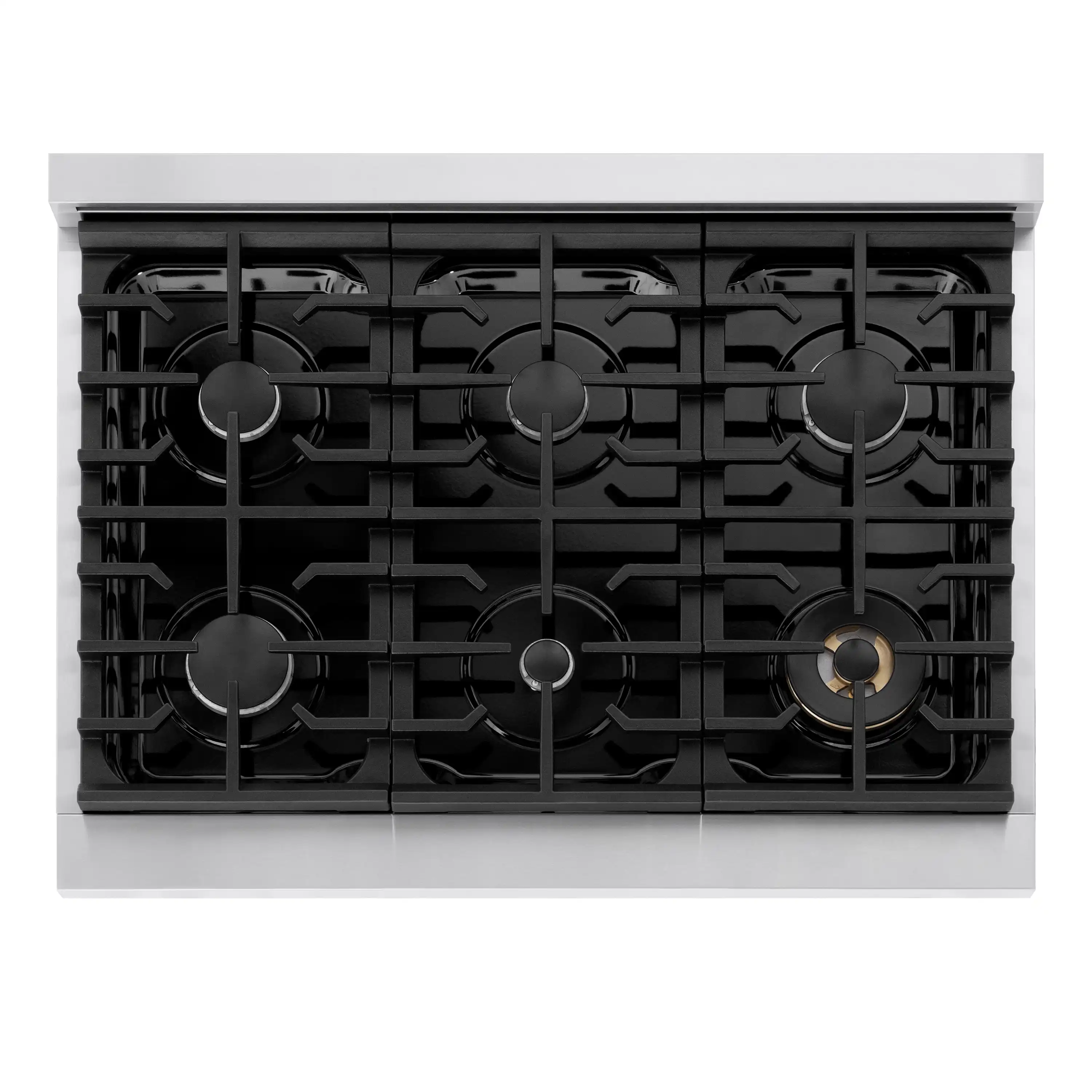 ZLINE Paramount 36-Inch Gas Rangetop with 6 Burners and Porcelain Cooktop in Stainless Steel (SRT36) - Image 3