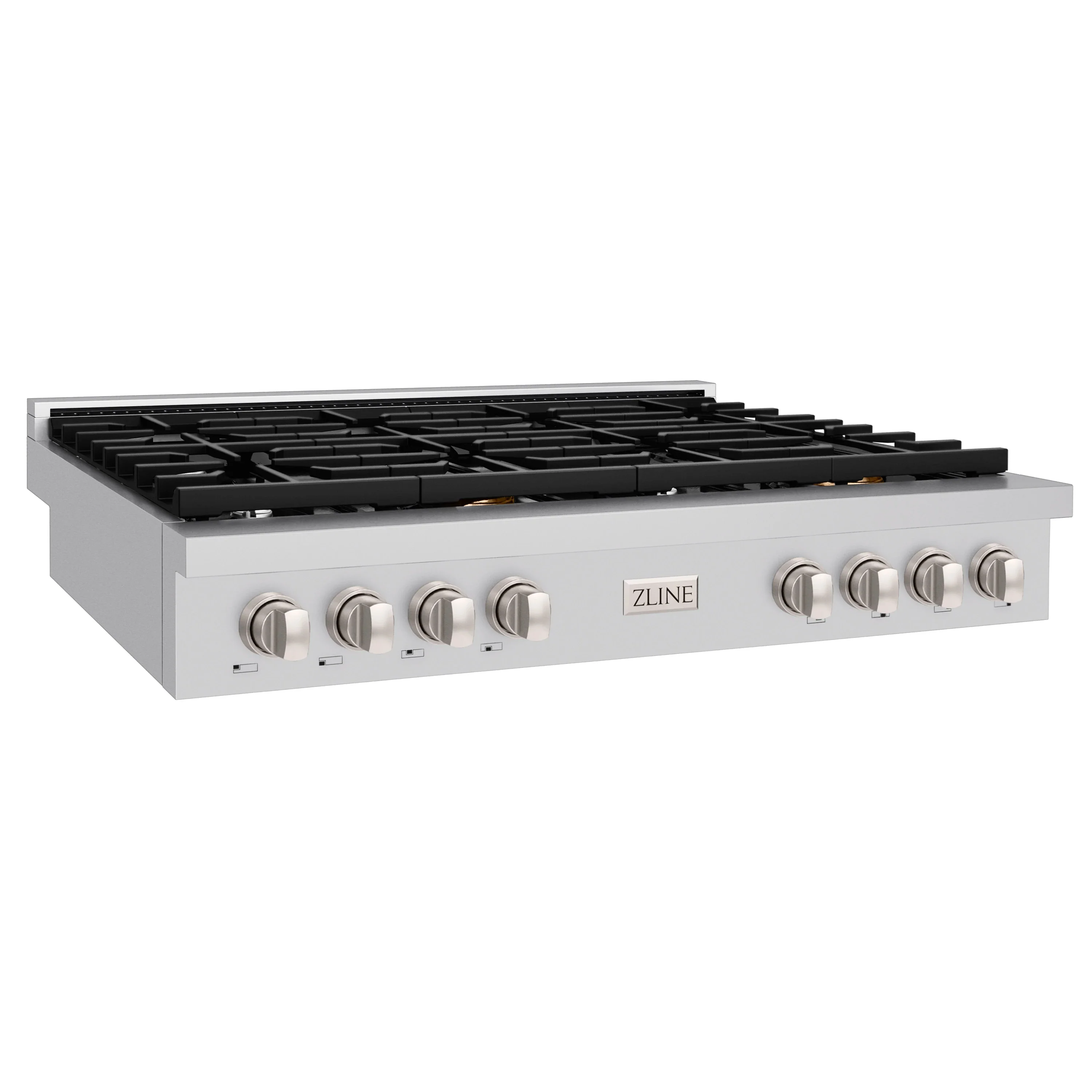 ZLINE Paramount 48-Inch Gas Rangetop with 8 Burners and Porcelain Cooktop in Stainless Steel (SRT48) - Image 3