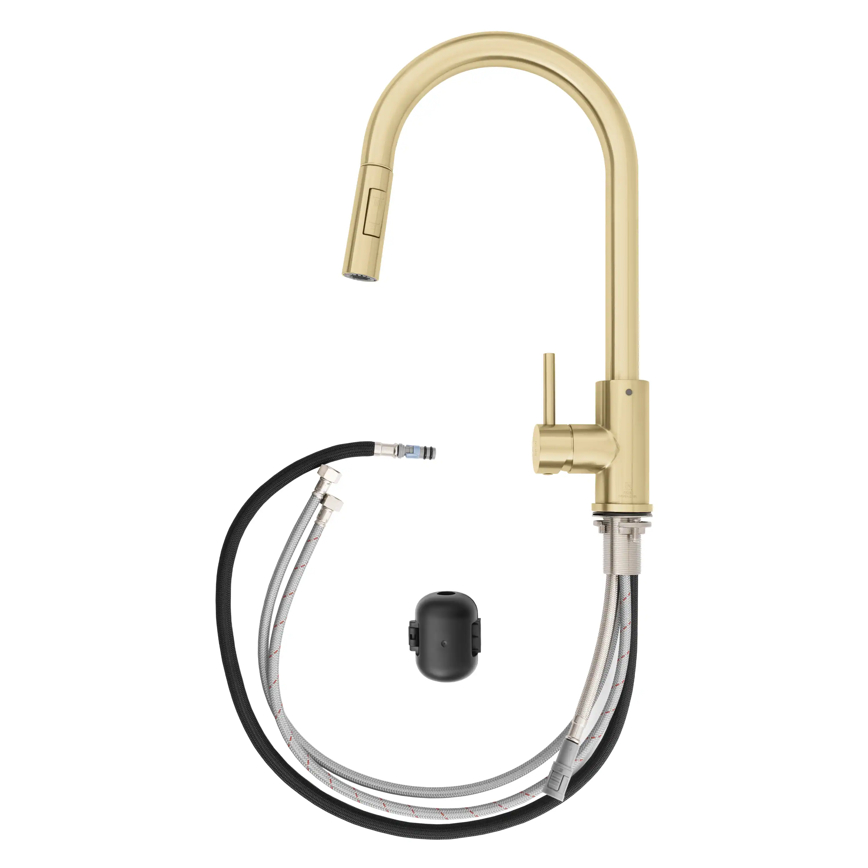 ZLINE Palisades Pull Down Single Handle Kitchen Faucet in Champagne Bronze (RBCN1-KF-CB) - Image 6