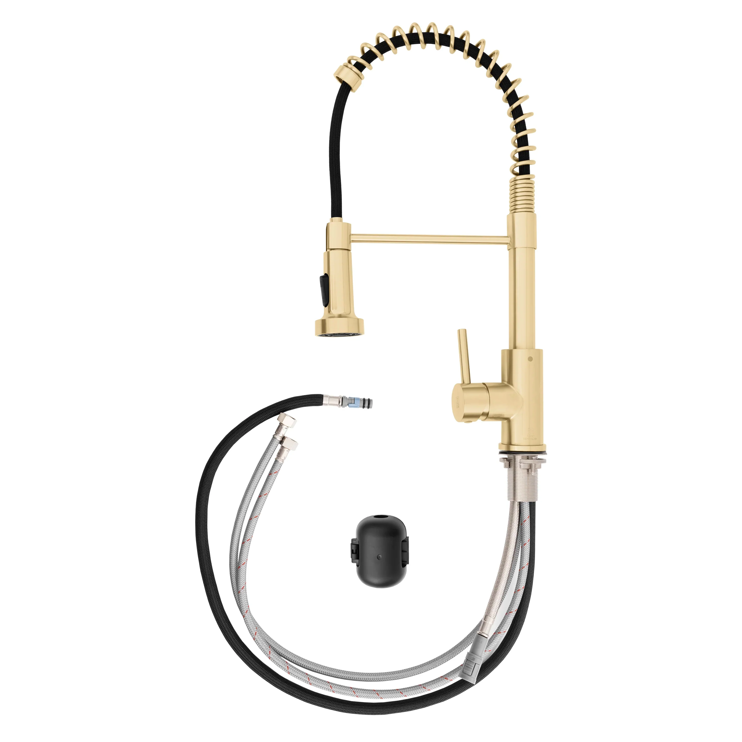 ZLINE Palisades Pull Down Spring Spray Wand Kitchen Faucet in Champagne Bronze (RBCN2-KF-CB) - Image 5