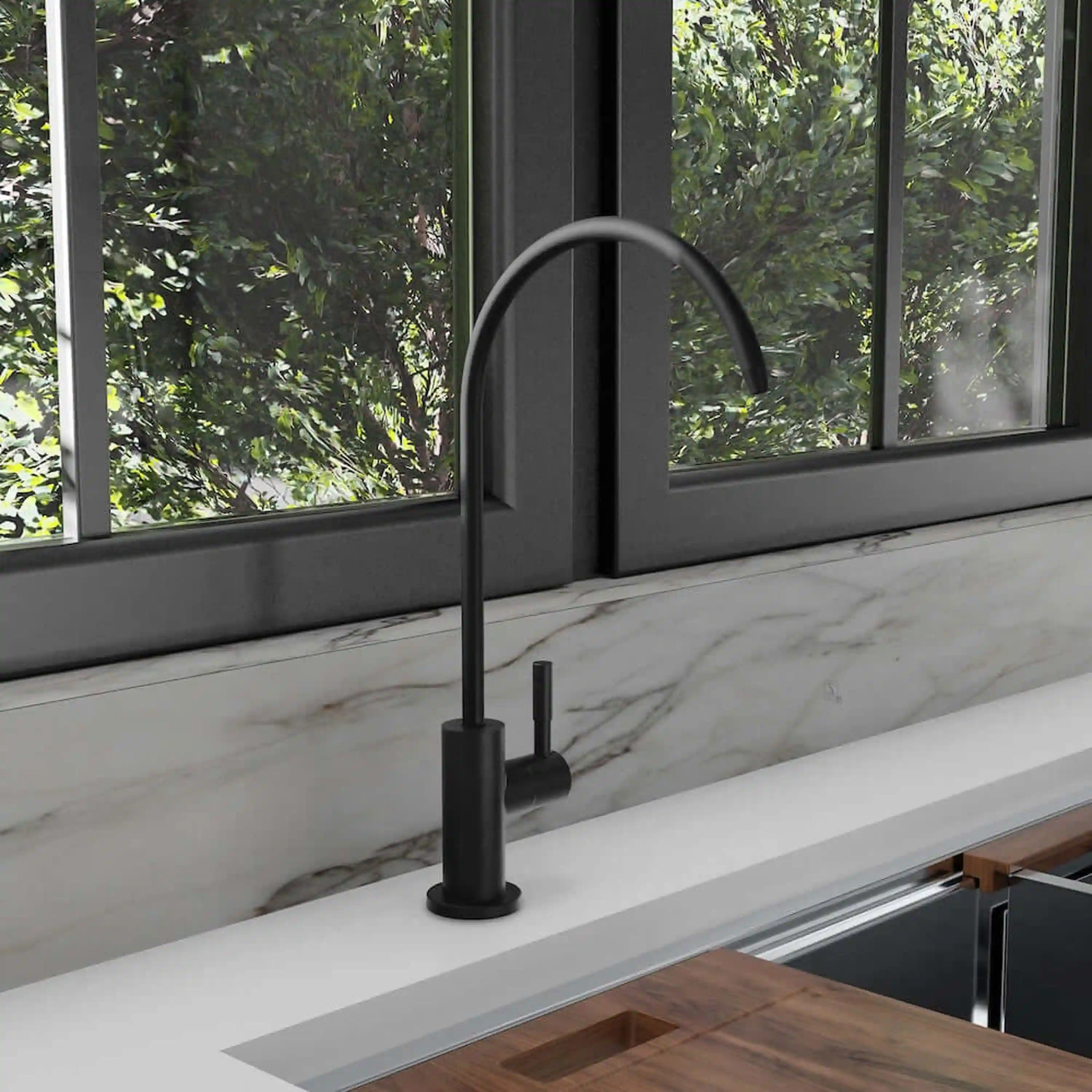 ZLINE Palisades Single Handle Drink Faucet in Matte Black (RBCN1-FBV-MB) - Image 3